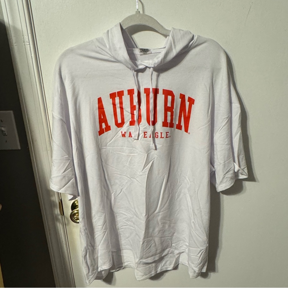 Auburn short sleeve hoodie